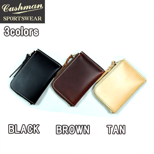 クッシュマン CUSHMAN 29352 L ZIP LEATHER COIN PURSE レザーコインケース