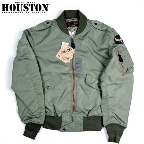 ジャケット・アウター US Air Forse L-2B Houston silver pink 楽天市場】フライトジャケット l-2b ヒューストンの通販