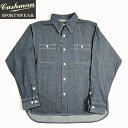 NbV} CUSHMAN 25532 10oz DENIM WORK SHIRTS bNXtBbg@fjVc