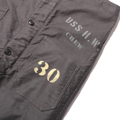 �ڥ�󥭥󥰼���!!�� ������ COLIMBO ZA-0231 Old Midshipmen's Bib Overralls =Custom=��=USS H.W.CREW=��������ɥߥåɥ��åץޥ󥺥ӥ֥����С������륫������