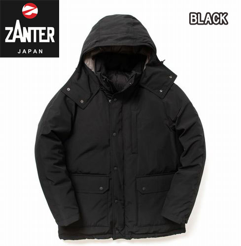 ザンタージャパン ZANTER JAPAN 6730 WP-DOWN ダウンジャケット ダウン ブラック DOWN PARKA BLACK