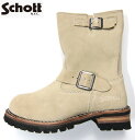 【ランキング受賞!!】 ショット SCHOTT S23001 エンジニアブーツ スエード バイク ブーツ