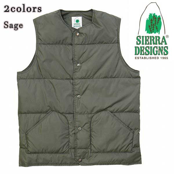 シエラデザインズ ダウンベスト メンズ シエラデザインズ SIERRA DESIGNS LIGHT DOWN VEST ライト　ダウンベスト　キャンプ　アウトドア