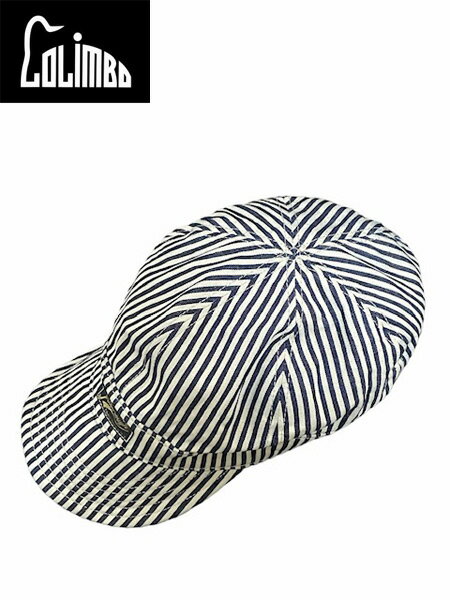 コリンボ COLIMBO ZY-0603 Prescott Work Cap, Hickory Stripes プレスコットワークキャップ ヒッコリーストライプ