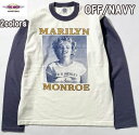 トイズマッコイ TOYS McCOY TMC2356 LONG SLEEVE TEE MARILYN MONROE USS HENLEY マリリンモンロー ロンT 長袖 カットソー