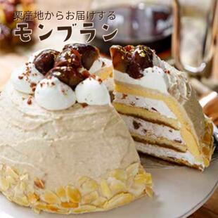 お山のカフェまろん 栗とコーヒーの贅沢なお山のケーキ 誕生日ケーキ 予約 送料無料 インスタ映え 大 ...