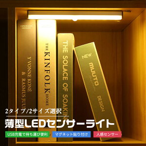 人感センサー LEDライト 210mm 感知式 人感センサー付き LEDライト USB充電式 壁掛け照明 灯具 防災 人感 LED センサーライト フットライト おしゃれ 北欧 屋内 リビング 非常灯 玄関 自動点灯 廊下 照明 キッチン 足元灯 玄関ライト 防災グッズ ライト