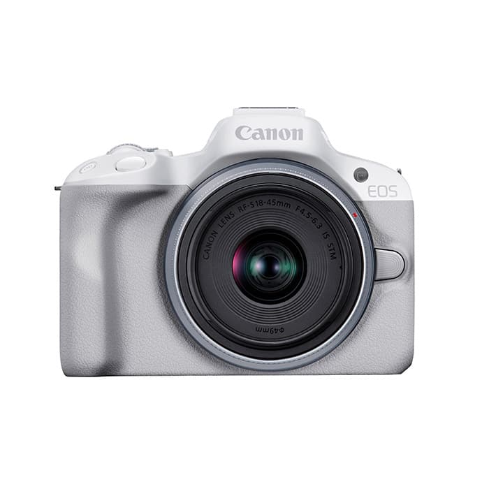 樂天商城 - 《新品》 Canon (キヤノン) EOS R50 RF-S18-45 IS STMレンズキット ホワイト[ ミラーレス一眼カメラ | デジタル一眼カメラ | デジタルカメラ ]【KK9N0D18P】