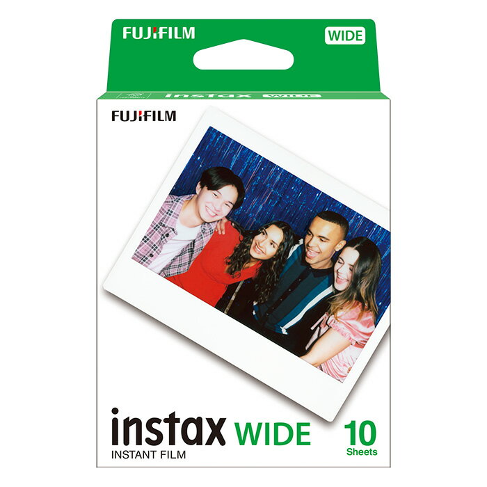《新品アクセサリー》 FUJIFILM (フジフィルム)instax WIDE用フィルム instax WIDE 1パック（10枚入り）※こちらの商品はお1人様2点限りとさせていただきます。