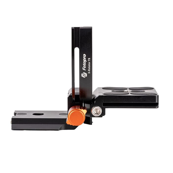 《新品アクセサリー》 FOTOPRO (フォトプロ) 縦横変換プレート X-Rotator75 オレン...