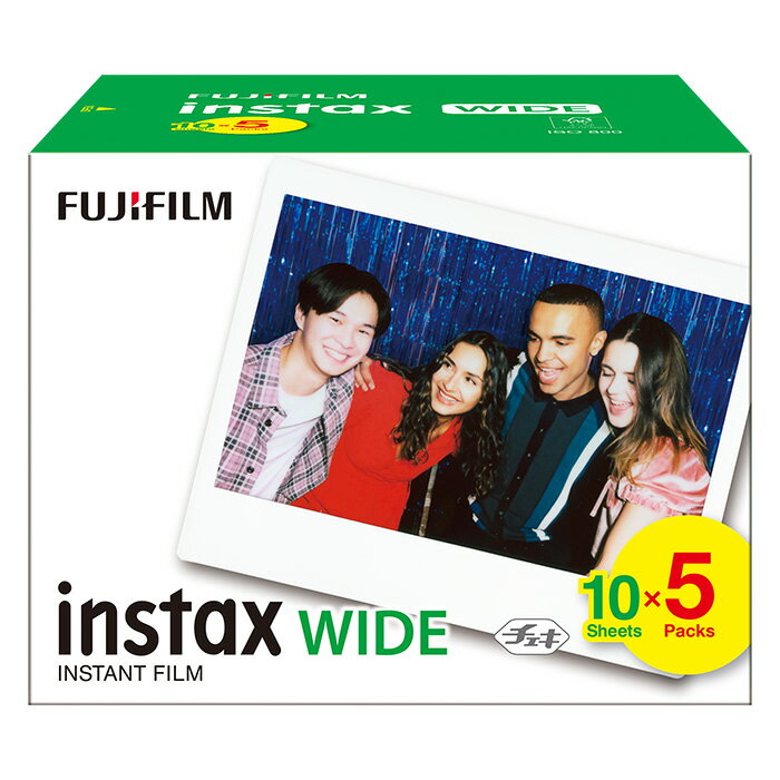 《新品アクセサリー》 FUJIFILM (フジフィルム) instax WIDE用フィルム instax WIDE 5パック（10枚入り）※こちらの商品はお1人様1点限りとさせていただきます。