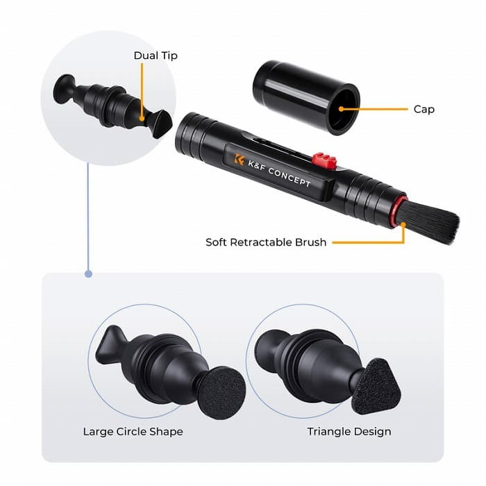 《新品アクセサリー》 K&F Concept (ケーアンドエフ・コンセプト) レンズクリーニ...