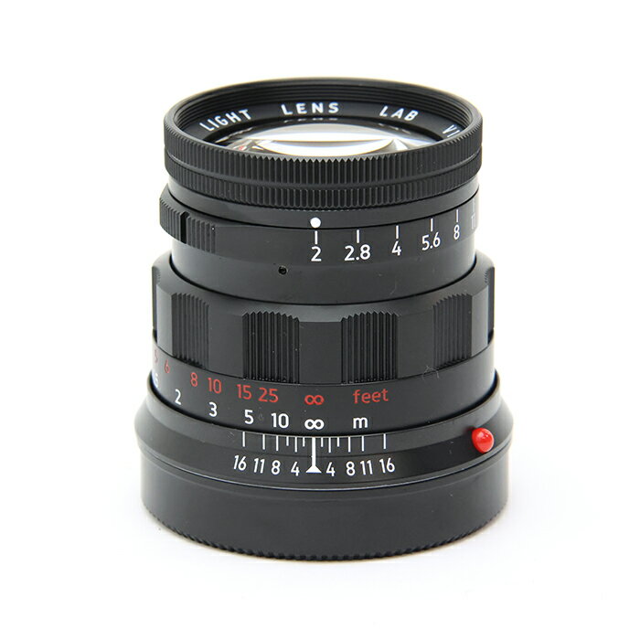 《新品》 Light lens lab (ライトレンズラボ) M 50mm F2 Rigid（周リジッド）（ライカM用）ブラックペイント 【メーカー3年保証商品】[ Lens | 交換レンズ ]【KK9N0D18P】