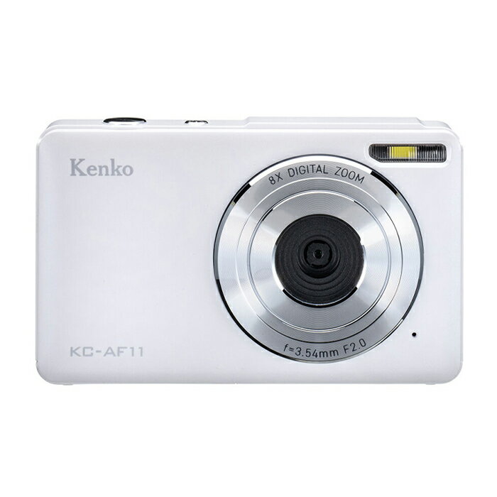 《新品》 Kenko (ケンコー) デジタルカメラ KC-AF11 ホワイト【KK9N0D18P】