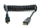 《新品アクセサリー》 ATOMOS (アトモス) 1 x coiled micro HDMI to full HDMI Cable (30cm-45cm)【KK9N0D18P】