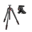 《新品アクセサリー》 Manfrotto マンフロット 190go!アルミニウム4段三脚+410ギア付き雲台キット JP-MK190GA4-410【KK9N0D18P】