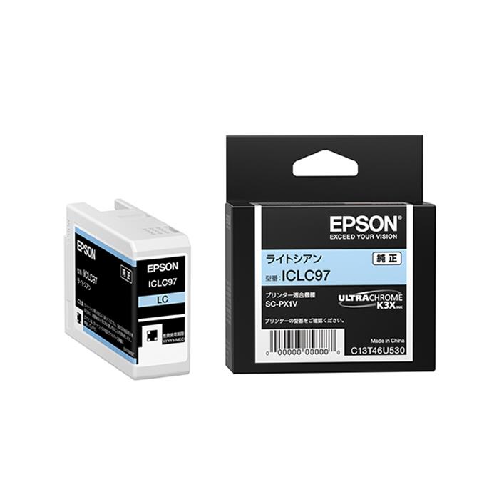《新品アクセサリー》 EPSON（エプソン） インクカートリッジ ICLC97 ライトシアン【KK9N0D18P】