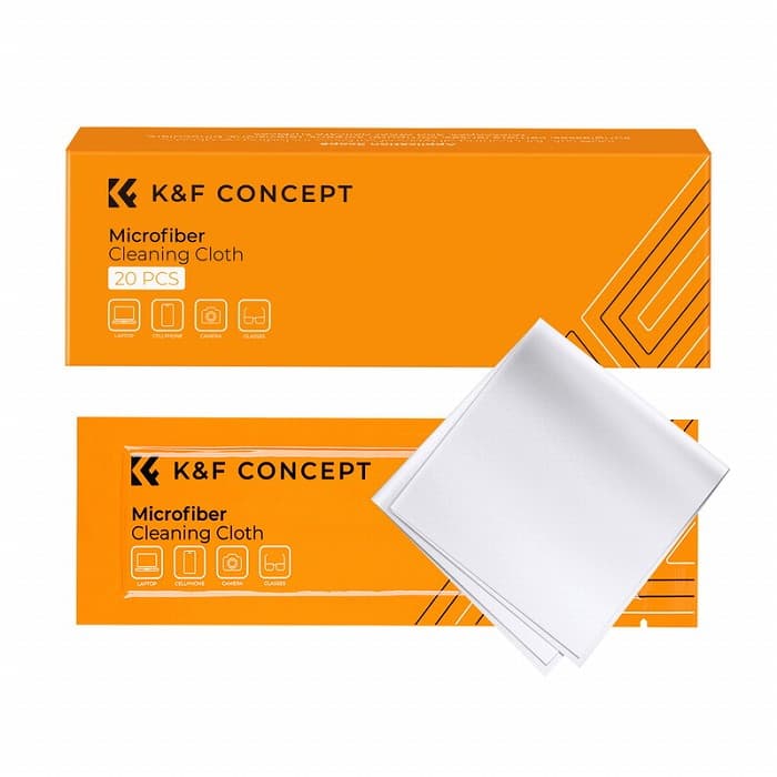 《新品アクセサリー》 K&F Concept (ケーアンドエフ・コンセプト) クリーニングクロス 20枚入り 【KK9N0D18P】