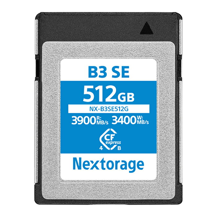 《新品アクセサリー》 Nextorage (ネクストレージ) CFexpressカード TypeB 4.0 512GB NX-B3SE512G/INE SYM