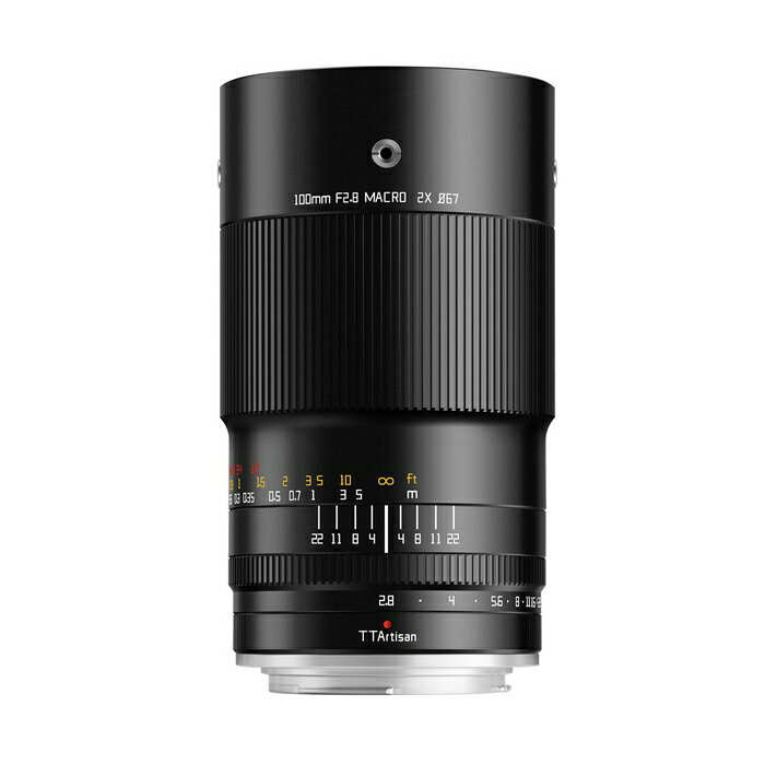 樂天商城 - 《新品》 銘匠光学 (めいしょうこうがく) TTArtisan 100mm F2.8 MACRO 2X (キヤノンEF用) ブラック 【メーカー2年保証商品】[ Lens | 交換レンズ ]【KK9N0D18P】