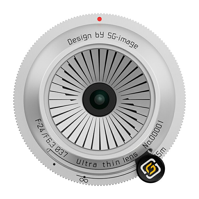 《新品》 SG-image (エスジーイメージ) 24mm F6.3 ウルトラシンレンズ（フジフイルムX用） シルバー