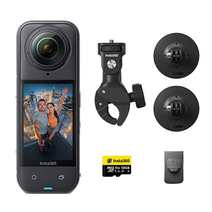 乐天商城 - 《新品》 Insta360 (インスタサンロクマル) X5 モーターサイクルバンドル CINSAAHA-X502[ ウェアラブルカメラ ]【KK9N0D18P】