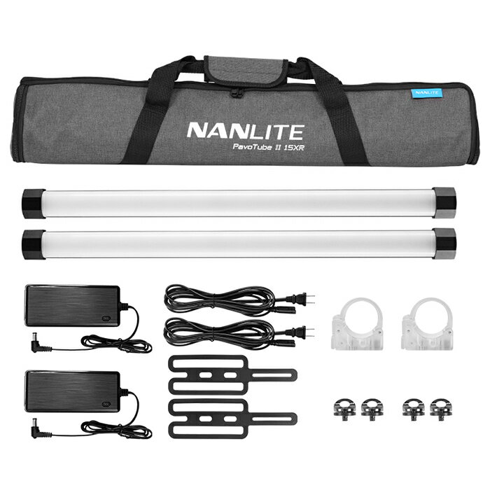 �Կ��ʥ��������꡼�� NANLITE�ʥʥ�饤�ȡ� PavoTube II 15XR 2���å� RGBWW���塼�֥饤�� 15-2028-2KIT ��KK9N0D18P��