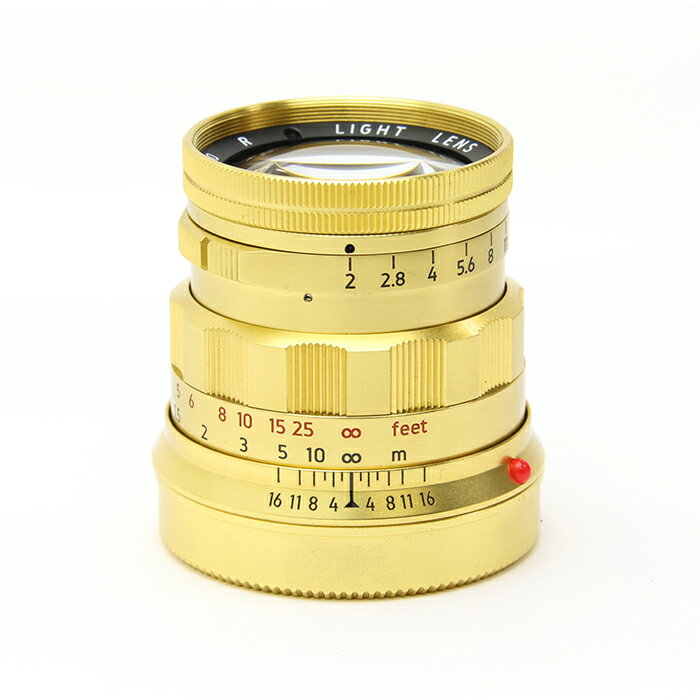 《新品》 Light lens lab (ライトレンズラボ) M 50mm F2 Rigid（周リジッド）（ライカM用）ブラスゴー..