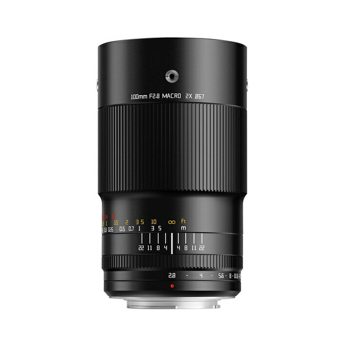 《新品》 銘匠光学 (めいしょうこうがく) TTArtisan 100mm F2.8 MACRO 2X (ニコンF用) ブラック 