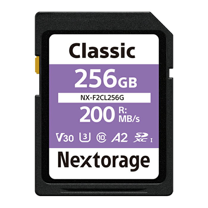乐天商城 - 《新品アクセサリー》 Nextorage (ネクストレージ) SDXC UHS-I V30 256GB NX-F2CL256G【KK9N0D18P】