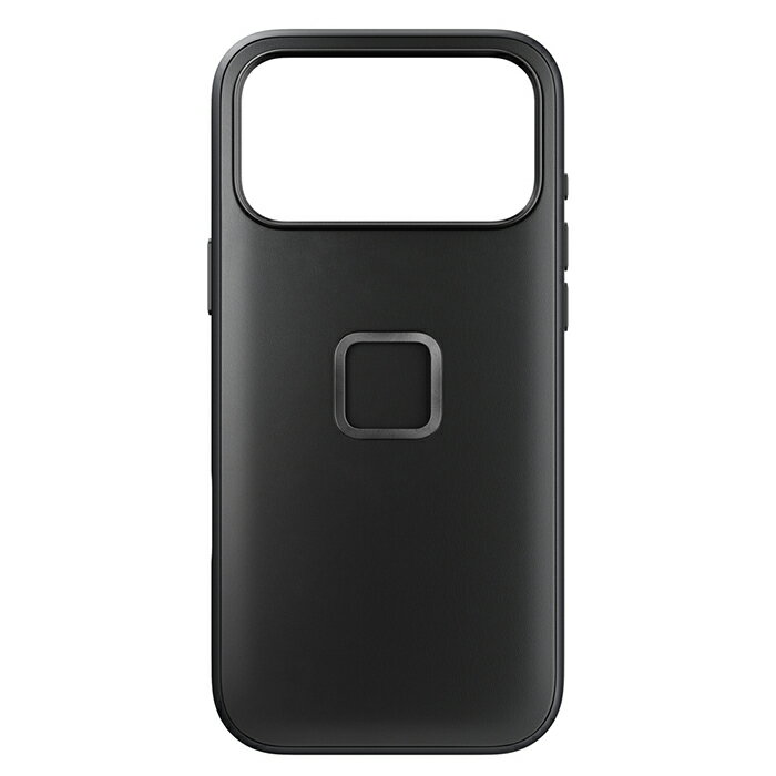 《新品アクセサリー》 peak design (ピークデザイン) エブリデイ ケース iPhone 17 Pro Max M-MC-CE-BK-1 ブラック / クラリーノ