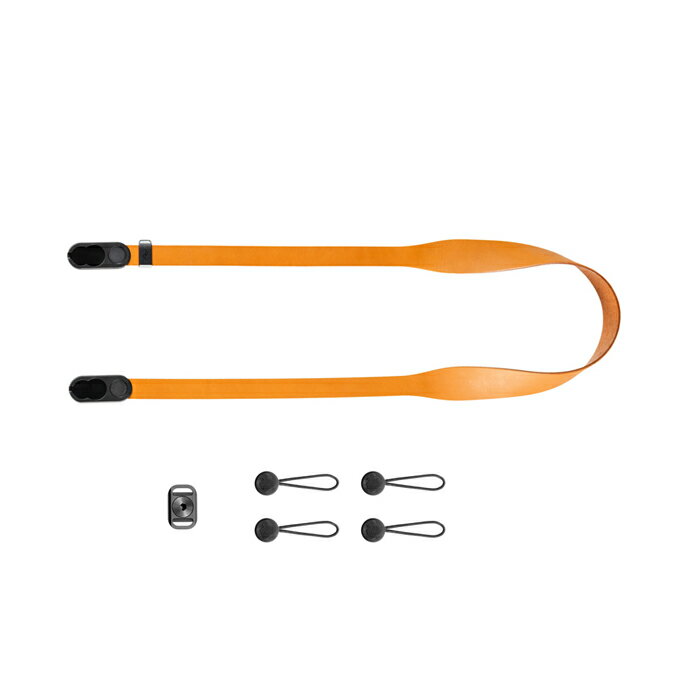 《新品アクセサリー》 peak design (ピークデザイン) フォーム レザー ショート LRS-S-AM-1 アンバー【KK9N0D18P】