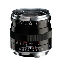 《新品》 Carl Zeiss（カールツァイス） Planar T* 50mm F2 ZM（ライカM用） ブラック〔レンズフード別売〕