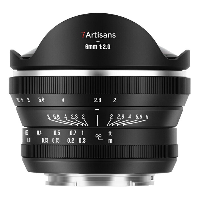 乐天商城 - 《新品》 七工匠 (しちこうしょう) 7Artisans 6mm F2 FISH-EYE II ED（ソニーE/APS-C用） 【メーカー2年保証商品】[ Lens | 交換レンズ ]【KK9N0D18P】