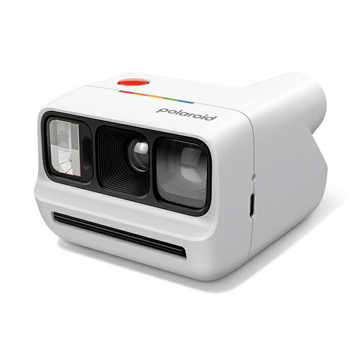 種別：その他カメラ NOTEPolaroid Goは世界最小のインスタントカメラです。長さ10.5cm、幅8.39cm。本体の重さはわずか239g。ポケットに収納可能で、手のひらに収まるサイズ感。 いつでも持ち運べるクリエイティブなパートナーです。・世界最小のインスタントカメラ・前作からのアップデートにより画質が向上・セルフィーミラー・クラシックデザイン、30%リサイクル素材付属品：USB-C充電ケーブル(1.2m)、ハンドストラップ、クイックスタートガイド■主な特徴どこへでも気軽に持ち運べる。セルフィーミラー & パワフルフラッシュ搭載セルフタイマー10秒後に撮影されるセルフタイマー設定。集合写真や自撮りに最適です。スマホケースにも入るミニサイズ写真サイズ :66.6mm x 53.9mm二重露光カメラのシャッターを2回切ることで、異なるアングルの風景や人物を重ね合わせ、クリエイティブな写真を撮ることができます。誰でも簡単に使える、 完全アナログのカメラ写真をスキャンする1．スキャンモードを選択Polaroidアプリを開いて、スキャンモードを選択します。2．写真をスキャン写真をフレーム内に収め、クリアに映るように調整してください。3．アルバムを作成アプリ内に保存してコレクションを作りましょう。4．SNSでシェアお気に入りのポラロイド写真をSNSでもシェアしましょう。対応フィルム Polaroid Go Film■主な仕様製品寸法 :106.5 × 83.8 × 64.6 mm製品重量 :251.9gバッテリー :リチウムイオンバッテリーバッテリーレポート :あり外装素材 :ABS、PCシャッターシステム :1/500秒 - 1秒絞り :F14.4 / F32レンズ :ポリカーボネート樹脂製 固定焦点レンズ焦点距離 :63.75mm画角 :水平38°、垂直38.8°フラッシュシステム :真空放電管式ストロボ対応フィルム :Go Film接続端子 :USB Type-C 充電入力 ×1