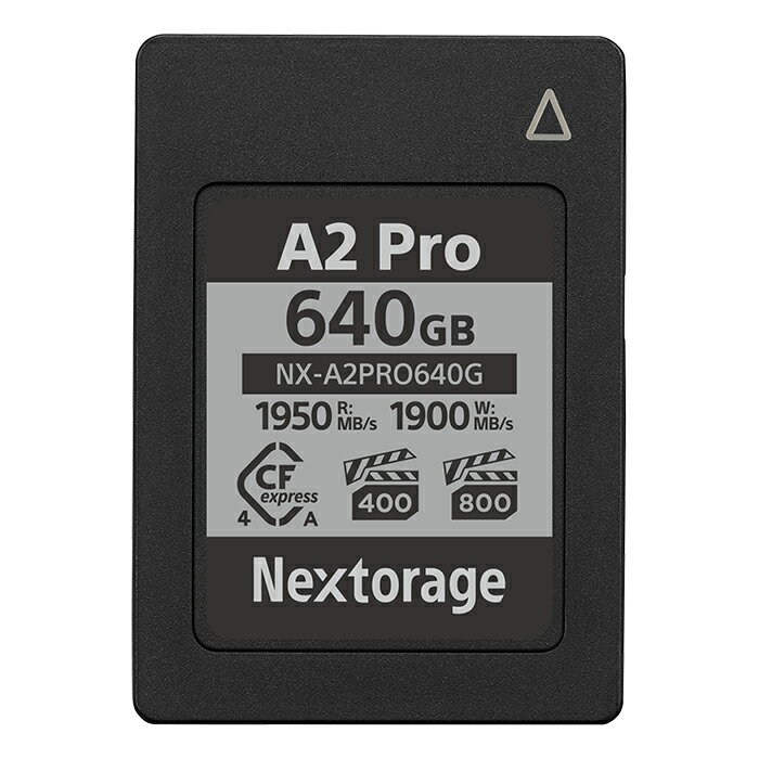 《新品アクセサリー》 Nextorage (ネクストレージ) CFexpressカード TypeA 4.0 640GB VPG800 NX-A2PRO6..