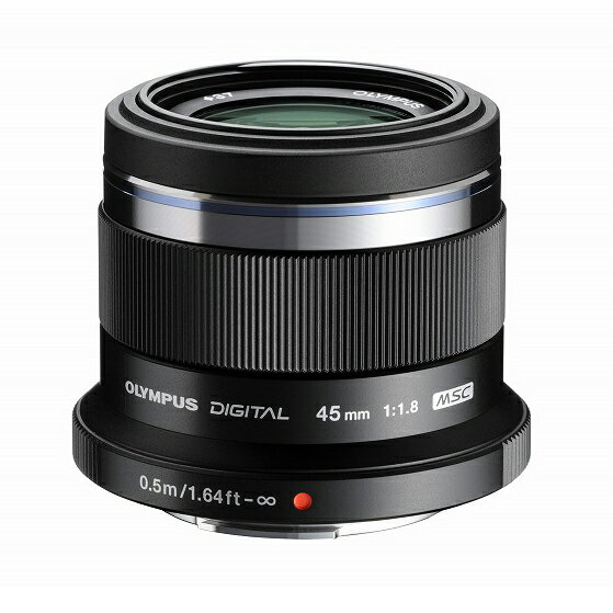 《新品》 OLYMPUS オリンパス M.ZUIKO DIGITAL 45mm F1.8 ブラック マイクロフォーサーズ [ Lens | 交換レンズ ]〔レンズフード別売〕【KK9N0D18P】