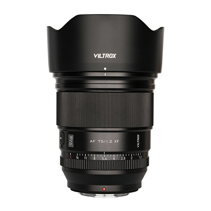 樂天商城 - 《新品》 VILTROX (ビルトロックス) AF 75mm F1.2 Pro（フジフイルムX用）ブラック[ Lens | 交換レンズ ]【KK9N0D18P】