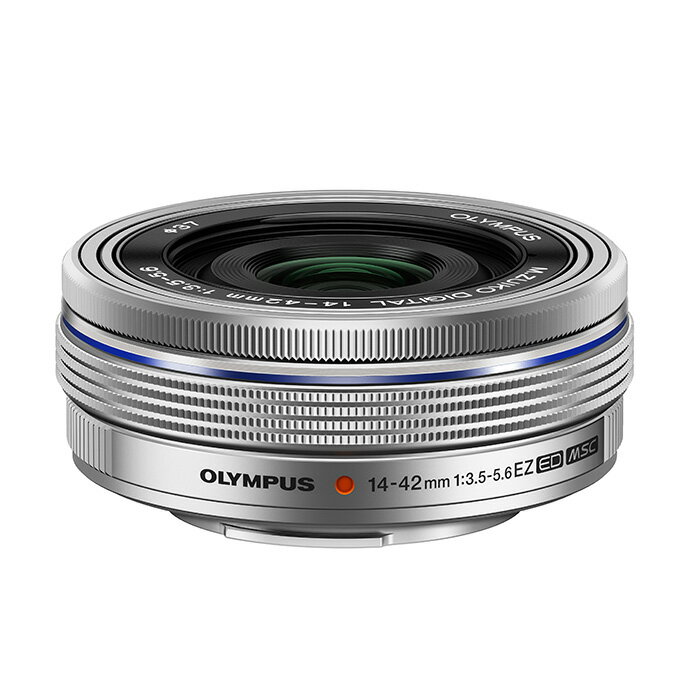 《新品》 OLYMPUS（オリンパス） M.ZUIKO DIGITAL ED 14-42mm F3.5-5.6 EZ シルバー Lens 交換レンズ 【KK9N0D18P】