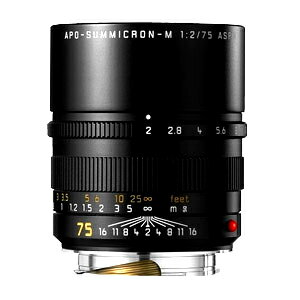 《新品》 Leica（ライカ） アポズミクロン M 75mmF2 ASPH.(6bit) ブラック〔納期未定 予約商品〕 Lens 交換レンズ 【KK9N0D18P】【メーカー価格改定対象(2024年6月12日より)】