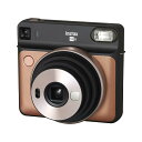 《新品》FUJIFILM (フジフイルム) instax SQUARE SQ6 チェキスクエア ブラッシュゴールド【ましかくチェキ フィルムたっぷり20枚プレゼントキャンペーン】【KK9N0D18P】