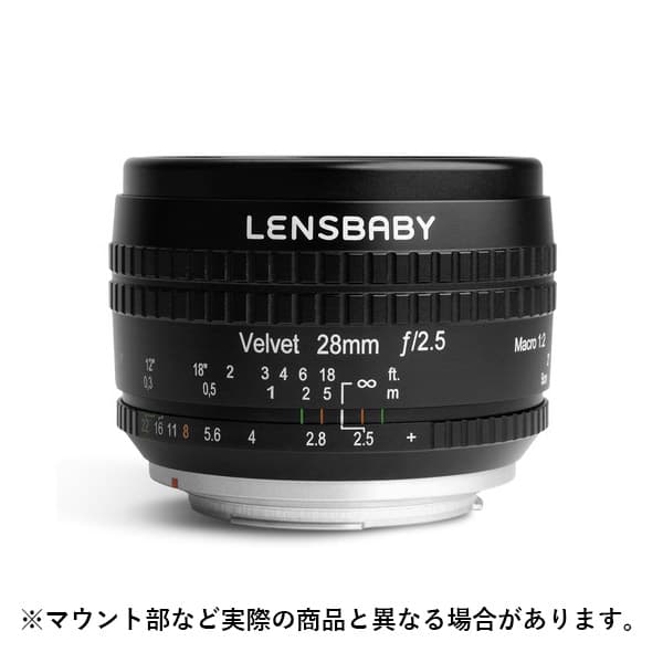 樂天商城 - 《新品》 Lensbaby（レンズベビー） Velvet 28 28mm F2.5 ソフト (ニコンF用) ブラック[ Lens | 交換レンズ ]【KK9N0D18P】