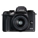 《新品》Canon (キヤノン) EOS M5 EF-M15-45 IS STM レンズキット【￥3,000-キャッシュバック対象】【＆EFレンズキャンペーン対象】[ ミラーレス一眼カメラ | デジタル一眼カメラ | デジタルカメラ ]【KK9N0D18P】