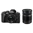 《新品》 OLYMPUS (オリンパス) OM-D E-M10 Mark III EZダブルズームキット ブラック[ ミラーレス一眼カメラ | デジタル一眼カメラ | デジタルカメラ ]【在庫限り（生産完了品）】【KK9N0D18P】