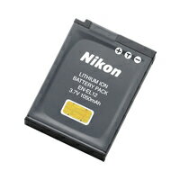 《新品アクセサリー》 Nikon（ニコン） Li-ionリチャージャブルバッテリー EN-EL12（対応機種:COOLPIX S9500 S9400 S9300 S9100 S8200 S8100 S8000 S6300 S6200 S6100 S6000 S1200pj S1100pj S1000pj S800c S640 等）【KK9N0D18P】