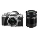 【あす楽】《新品》 OLYMPUS (オリンパス) OM-D E-M10 Mark III EZダブルズームキット シルバー [ ミラーレス一眼カメラ | デジタル一眼カメラ | デジタルカメラ ]【KK9N0D18P】