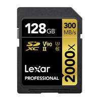 《新品アクセサリー》LEXAR(レキサー)Professional2000xSDXCカードUHS-II128GBLSD128CBJP【KK9N0D18P】