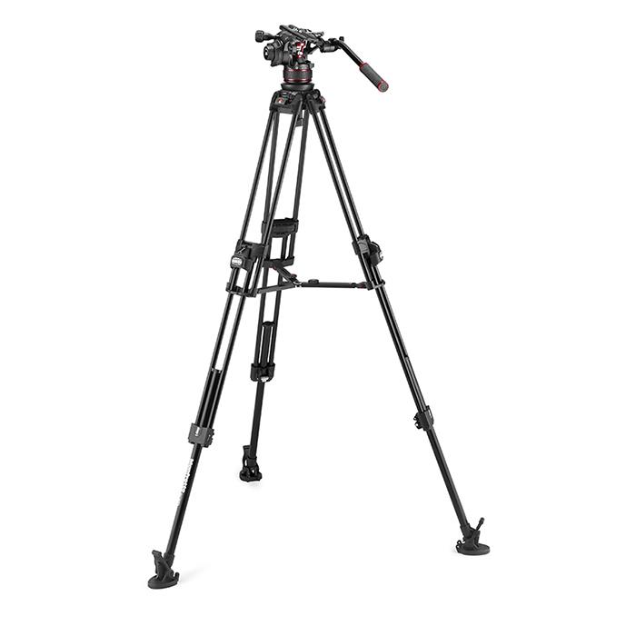 《新品アクセサリー》 Manfrotto (マンフロット) ナイトロテック612ビデオ雲台+645FASTアルミ三脚 MVK612TWINFA【KK9N0D18P】〔メーカー取寄品〕