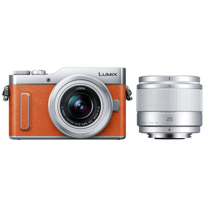 《新品》Panasonic (パナソニック) LUMIX DC-GF10W ダブルレンズキット オレンジ[ ミラーレス一眼カメラ | デジタル一眼カメラ | デジタルカメラ ]【KK9N0D18P】