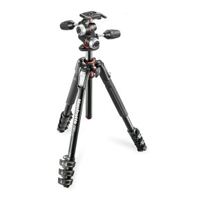 《新品アクセサリー》 Manfrotto（マンフロット） 190プロアルミニウム三脚4段 +RC2付3ウェイ雲台キット MK190XPRO4-3W【KK9N0D18P】